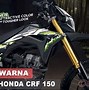 Modifikasi Honda Crf 150 Supermoto